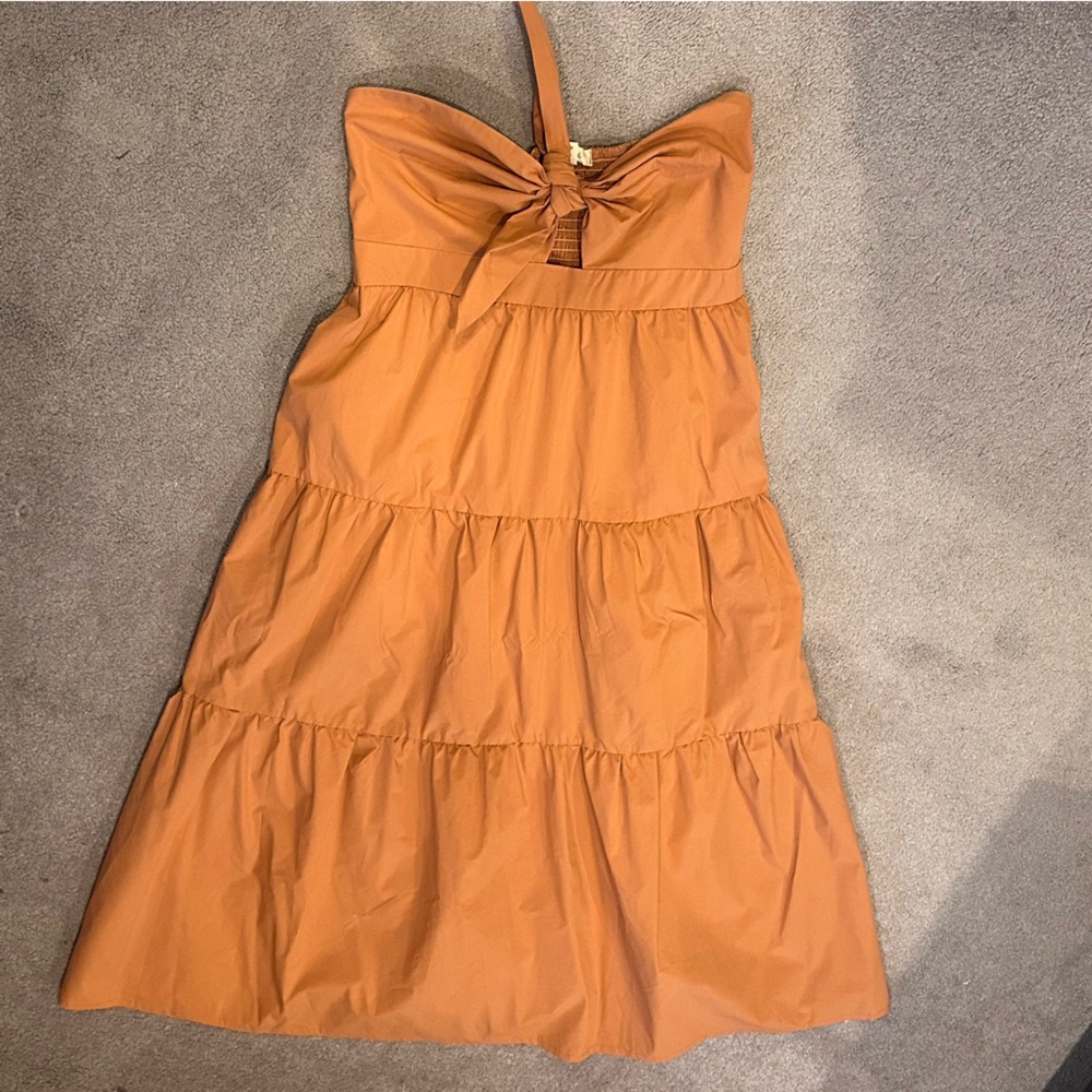 Anthropologie strapless dress